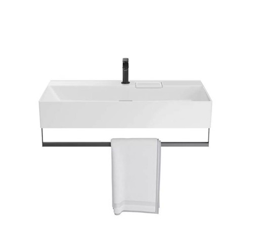 Раковина подвесная Kerama Marazzi Logica 90х48 см 1 отверстие белый глянец LO.wb.90.1