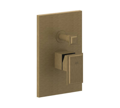 Смеситель для ванны встраиваемый Gessi Eleganza Antique Brass 46079-713