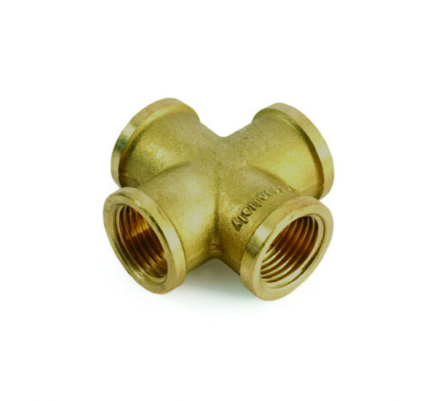 Крестовина резьбовая латунная ELSEN Metalit 1 ВВВВ EBF04.10