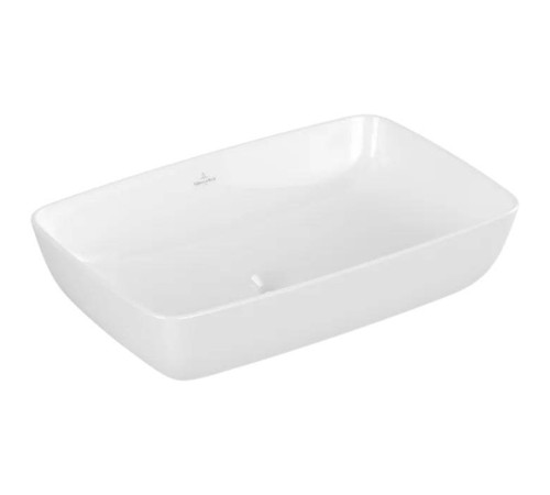 Раковина накладная Villeroy & Boch Artis 58х38 см TitanCeram альпийский белый 41725801