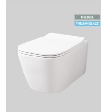 Унитаз подвесной безободковый ARTCERAM А16 520х360 мм белый глянцевый ASV006 01 00