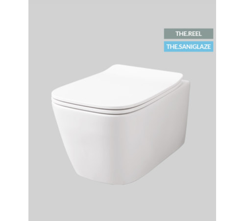 Унитаз подвесной безободковый ARTCERAM А16 520х360 мм белый глянцевый ASV006 01 00