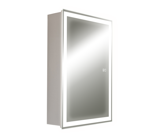 Зеркальный шкаф AQUAme 600х800 мм с подсветкой и подогревом AQM9201
