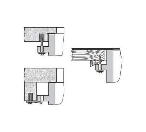 Монтажный комплект для встраиваемых снизу раковин Laufen Universal 8.9904.0.000.000.1