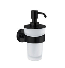 Дозатор для жидкого мыла Decor Walther Basic BA WSP 80х100х180 мм черный матовый 0530860
