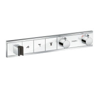 Термостат hansgrohe RainSelect скрытого монтажа для 3 потребителей белый/хром 15356400