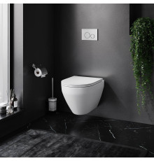 Унитаз подвесной AM.PM Spirit V2.0 FlashClean безободковый без сиденья C701700WH