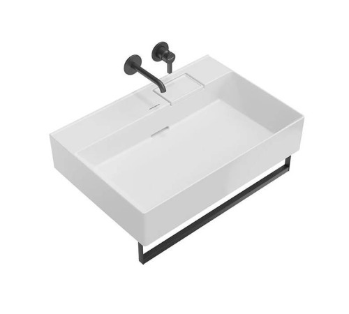 Раковина подвесная Kerama Marazzi Logica 70х48 см без отверстия белый глянец LO.wb.70.0