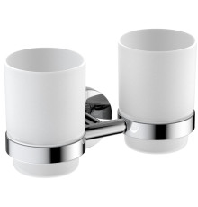 Стакан для зубных щеток двойной Timo Saona хром 13034/00