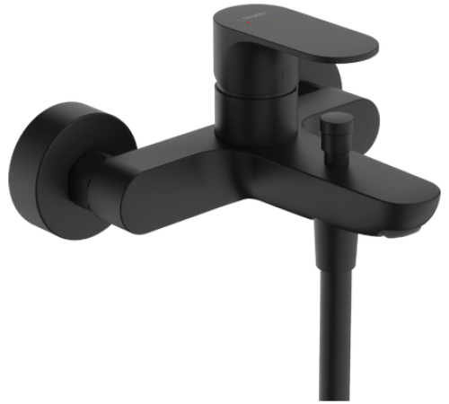 Смеситель для ванны Hansgrohe Rebris S черный матовый 72440670