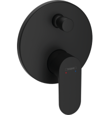 Смеситель для душа Hansgrohe Rebris S на 2 потребителя внешняя часть черный матовый 72466670