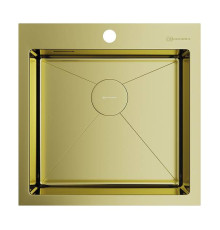 Кухонная мойка Omoikiri Akisame 51-LG 51x51 см светлое золото 4973439