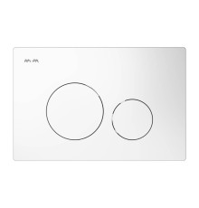 Клавиша для инсталляции пневматическая AM.PM Pro S пластик белый I049001