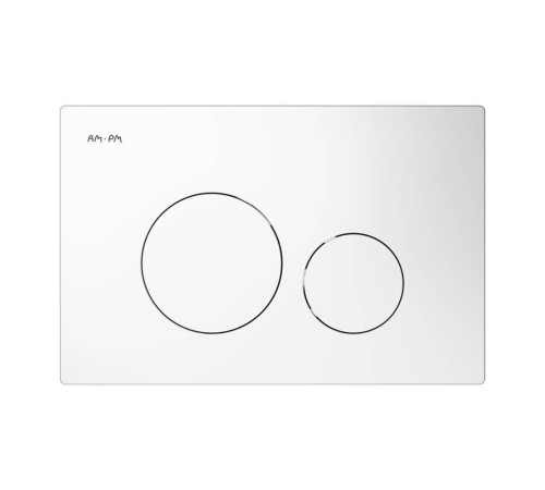 Клавиша для инсталляции пневматическая AM.PM Pro S пластик белый I049001