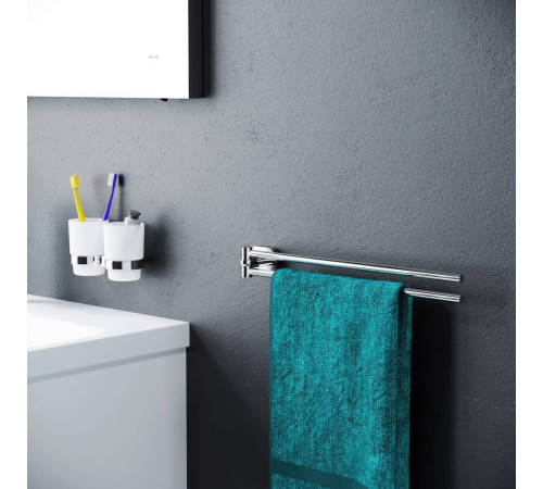 Полотенцедержатель AM.PM Sense L двойной поворотный 35 см A7432600