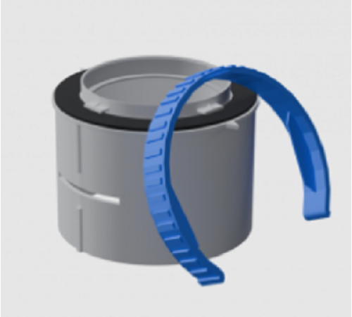 Фланец соединительный Flexag DN 75 серый FL75-G