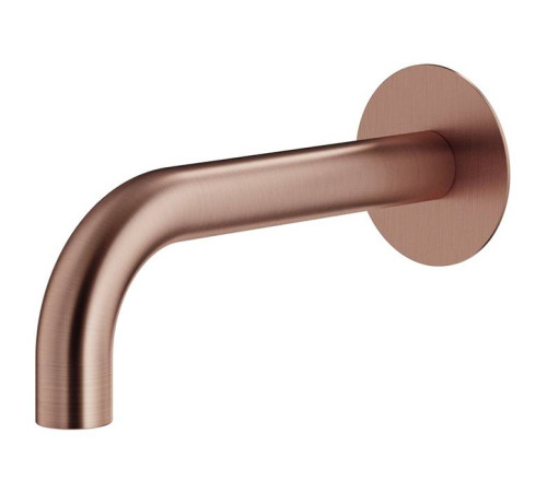 Излив для ванны настенный Plumberia Selection IXO 21 см медь брашированная SPT0058RS