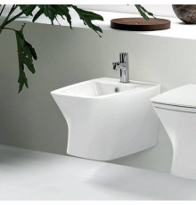 Биде подвесное Azzurra Hera 57х38х36.5 см 1 отверстие HEBKS000000MBI