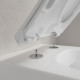 Унитаз подвесной Villeroy & Boch Venticello безободковый с сиденьем SlimSeat Line микролифт CeramicPlus 4611RLR1