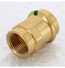Муфта переходная пресс-В Viega Sanpress бронза 28х1 1/4 298104