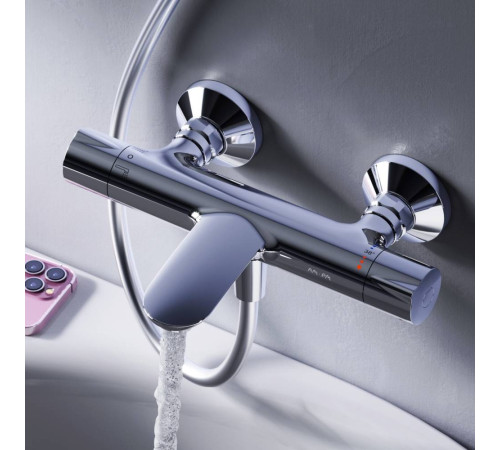 Смеситель для ванны и душа AM.PM Like с термостатом F8050000