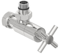 Вентиль регулировки температуры угловой Сунержа Крест G 1/2 HP - G 3/4 НГ без покрытия 00-1408-1234