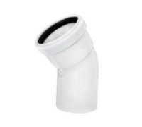 Колено дымохода конденсационное Gekon 80 мм 45° PP-R GKD 80045PAL