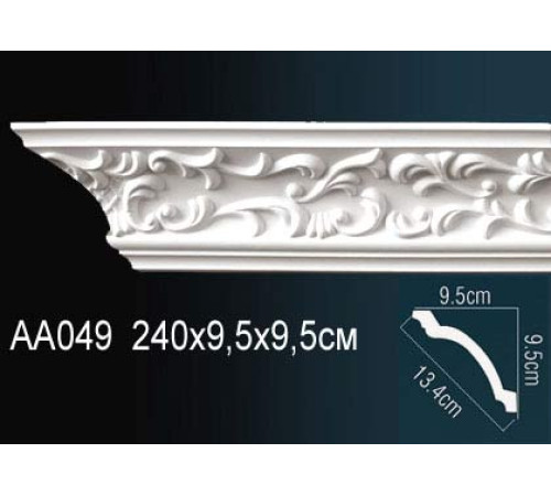 Карниз потолочный полиуретановый Perfect AA049