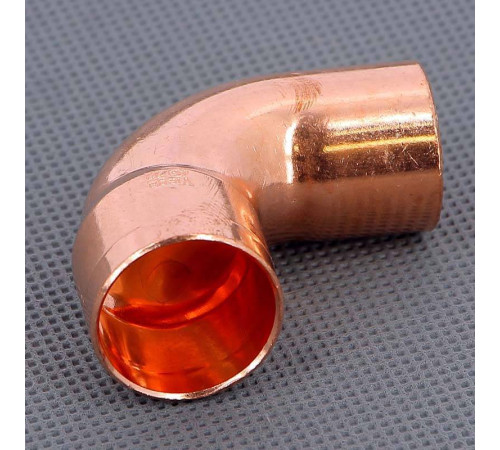 Угол медный 90 градусов однораструбный под пайку Viega 22 мм 100933