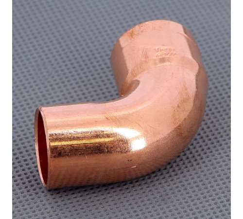 Угол медный 90 градусов однораструбный под пайку Viega 22 мм 100933