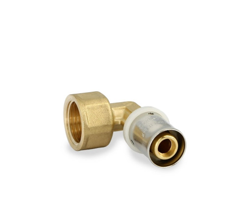 Угольник пресс с внутренней резьбой Comap PEX-Press 16 мм x 1/2 90° 704G6201
