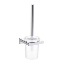 Ершик для туалета настенный Aquanet Tivoli матовое стекло хром AQM7313CR