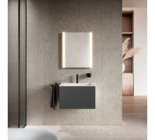 Зеркальный шкаф Keuco Somaris 60x71x12.8 см 1-дверный IP 44 14501001100