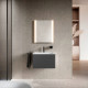 Зеркальный шкаф Keuco Somaris 60x71x12.8 см 1-дверный IP 44 14501001100