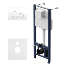 Инсталляция для подвесного унитаза AM.PM Pro L с пневматической клавишей I012704.9001