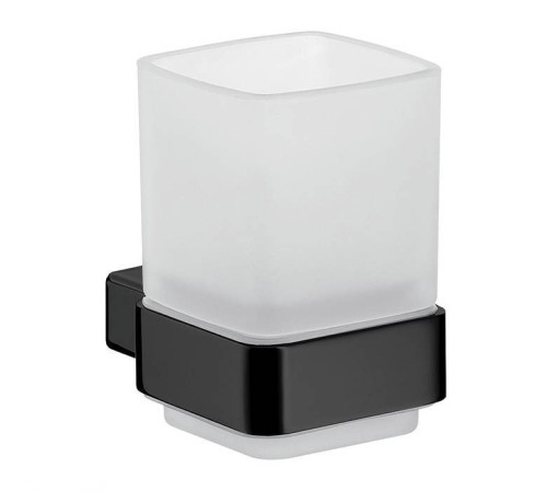 Стакан для зубных щеток подвесной emco Loft черный/хрусталь 0520 133 00