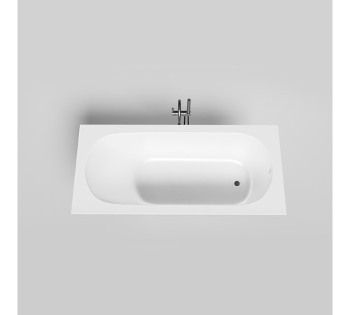 Ванна встраиваемая Salini LOFO 180х80 см Solid Surface белый матовый UM12322