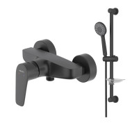 Набор смесителей AQUATEK БЕТТА Set 2 в 1 (AQ1160MB+AQ2013MB) матовый черный AQ1132MB