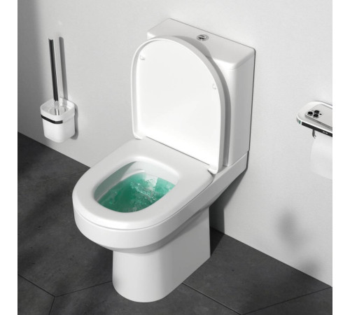 Унитаз-компакт напольный AM.PM Gem безободковый FlashClean без сиденья C708600WH