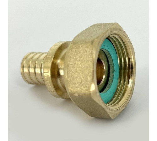 Муфта аксиальная Giacomini 16x3/4 с накидной гайкой и плоской прокладкой R754G6301