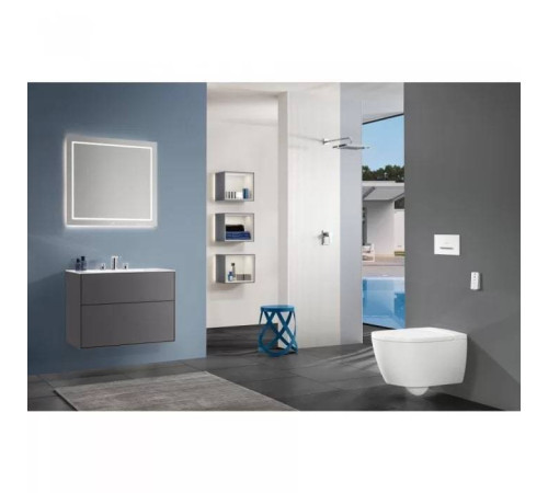 Унитаз-биде подвесной Villeroy & Boch ViClean-I100 с сиденьем CeramicPlus V0E100R1
