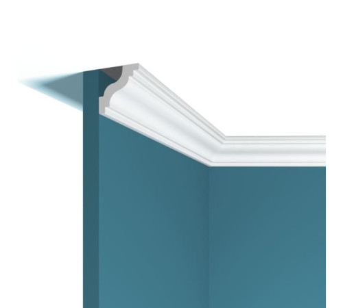 Карниз потолочный Perfect Plus P28 ударопрочный полимер 50x50x2000 мм P28