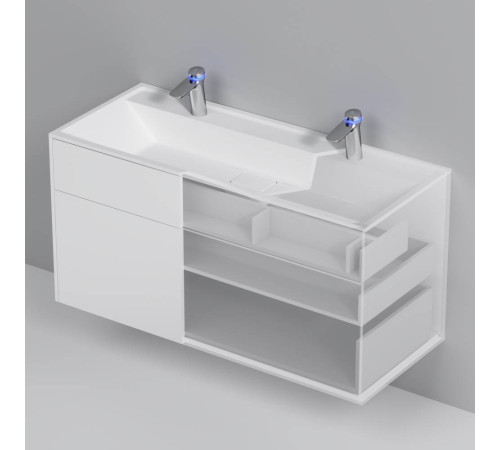 Тумба под раковину подвесная AM.PM Inspire V2.0 120 см 3 ящика белый матовый M50AFHX1203WM