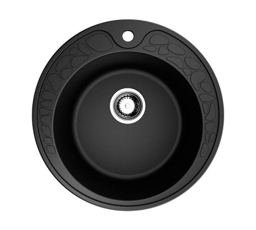 Кухонная мойка Omoikiri Tovada 51-BL Artgranit 51x51 см черный 4993369
