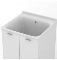 Раковина Kerasan Aquadom 60х60 см без отверстия белый 029401.0