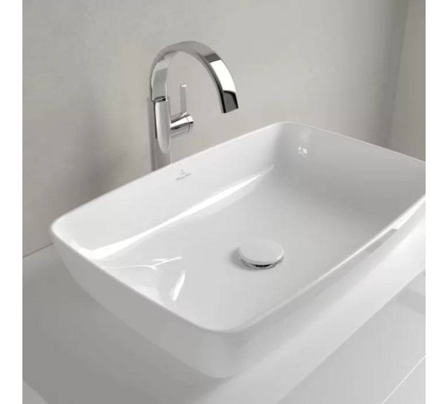 Раковина накладная Villeroy & Boch Artis 58х38 см TitanCeram альпийский белый 41725801