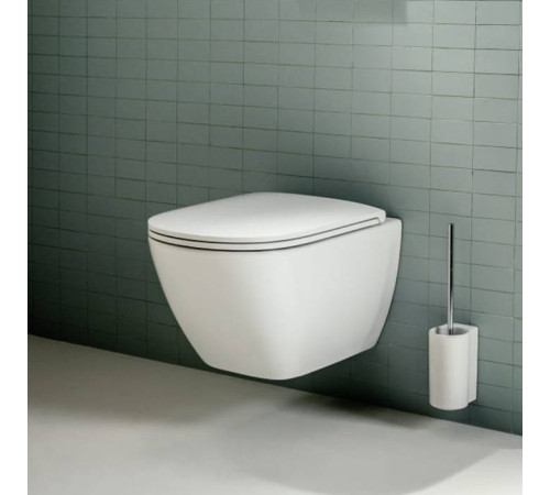 Унитаз подвесной Laufen Lua 52х36 см безободковый белый глянцевый 8.2008.0.000.000.1