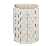 Корзина для белья круглая ADJ Bottega 40х57 см белый/панна котта 1057.10/16