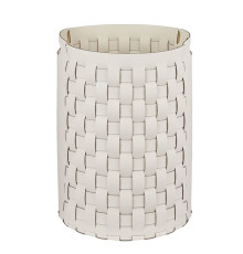 Корзина для белья круглая ADJ Bottega 40х57 см белый/панна котта 1057.10/16