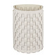 Корзина для белья круглая ADJ Bottega 40х57 см белый/панна котта 1057.10/16